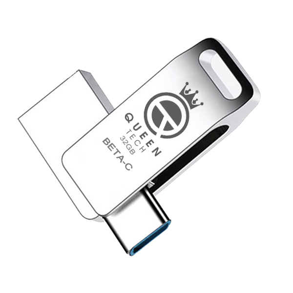 فلش مموری کوئین تک  مدل DUAL DRIVE USB 3.0 TYPE-C  BETA-C ظرفیت 32 گیگابایت
