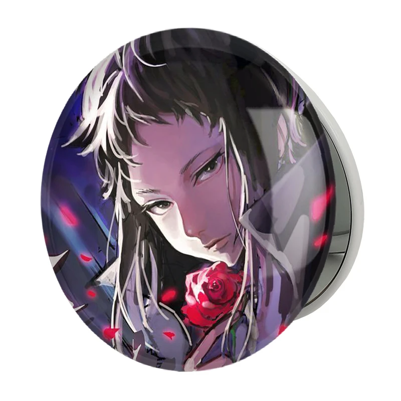 آینه جیبی خندالو طرح آکوتاگوا انیمه سگ های ولگرد بانگو مدل تاشو کد 15674 