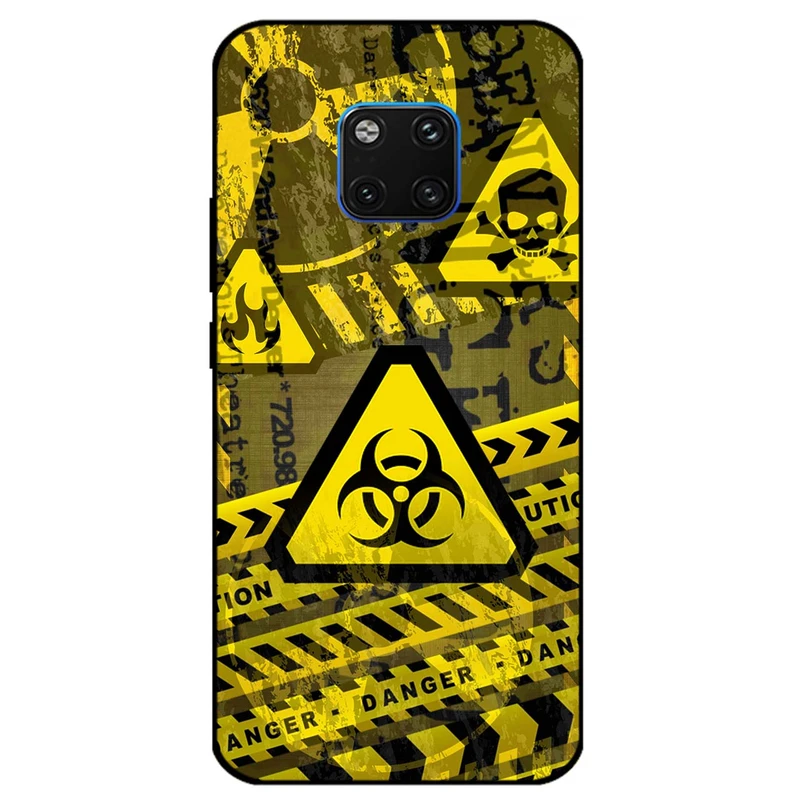 کاور مگافون طرح خطر مدل 7703 مناسب برای گوشی موبایل هوآوی Mate 20 Pro