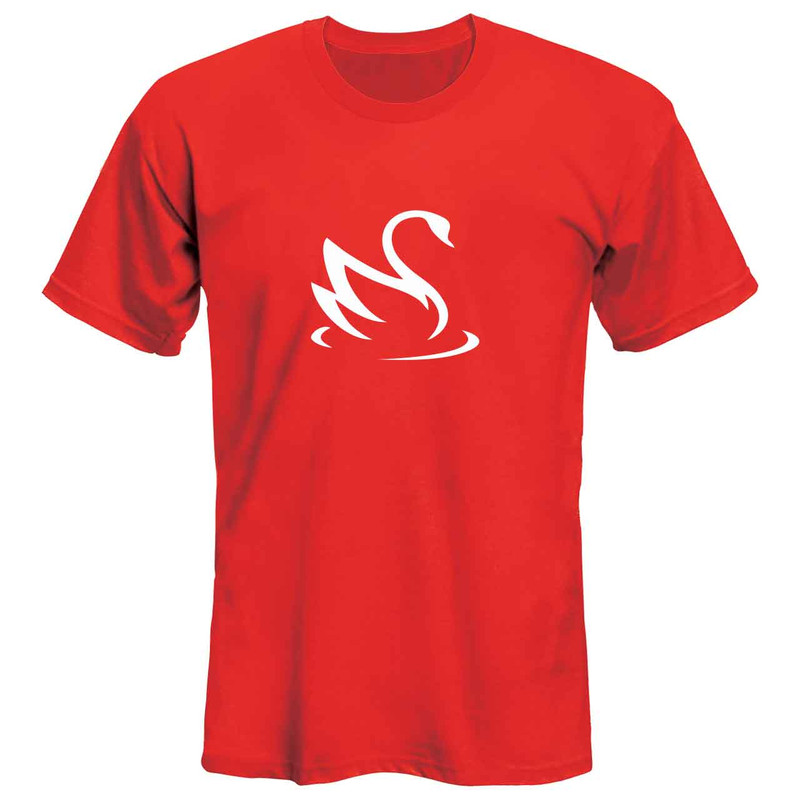 تی شرت آستین کوتاه زنانه طرح swan مدل 36133