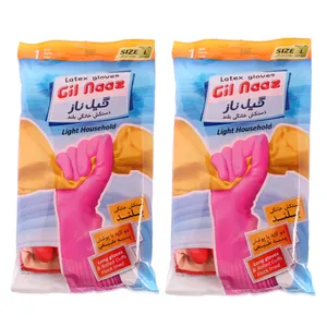 دستکش آشپزخانه گیلناز مدل L 20  مجموعه دو عددی