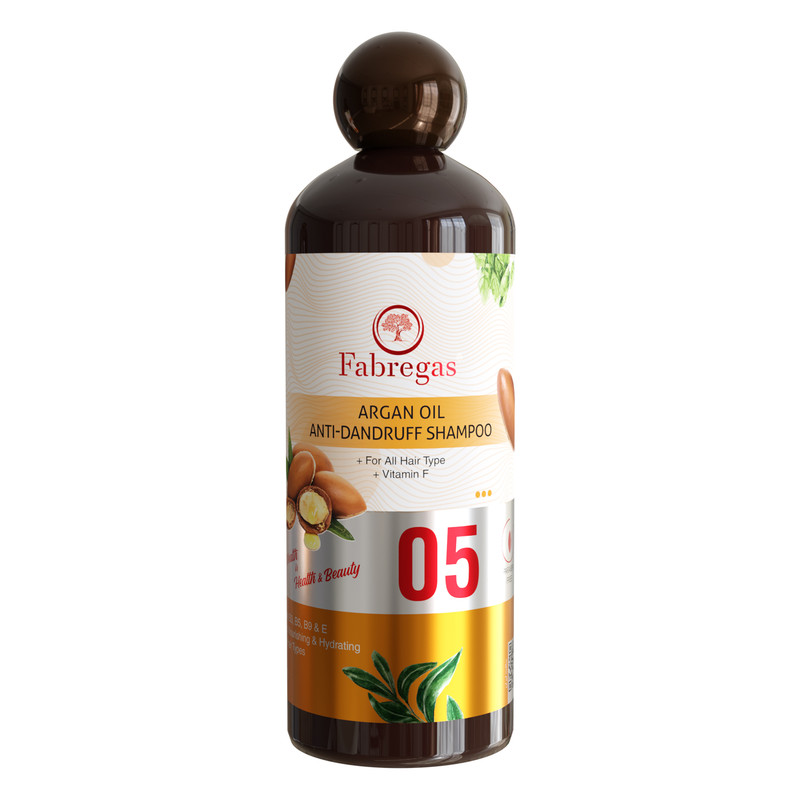شامپو ضد شوره مو فابریگاس مدل روغن آرگان حجم 400 میلی لیتر
