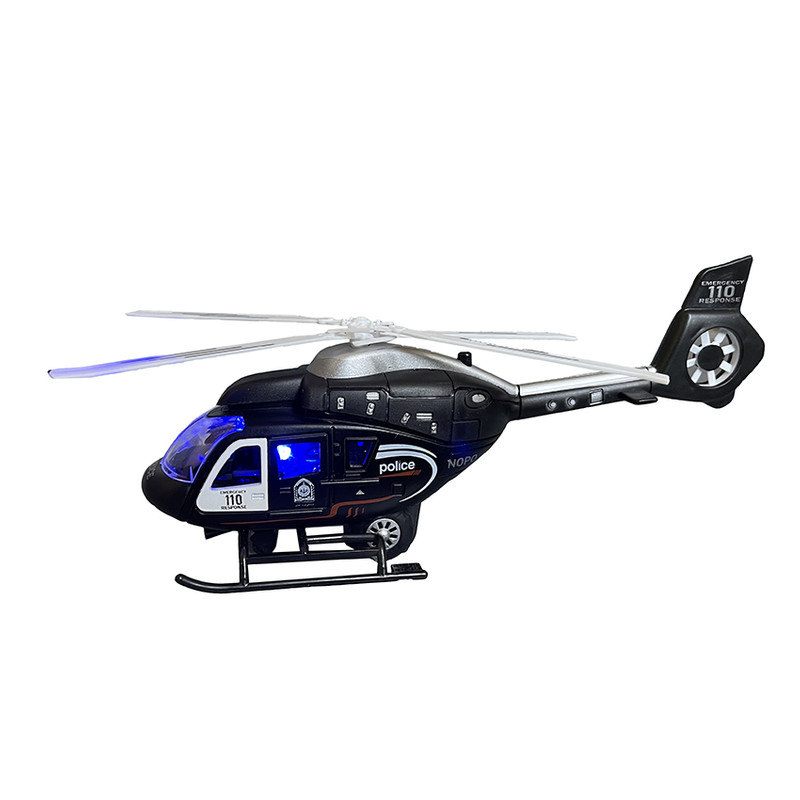 هلیکوپتر بازی مدل فلزی طرح پلیس کد 01