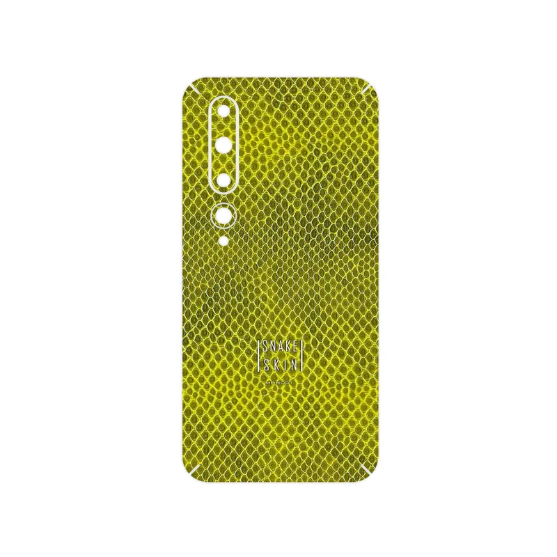 برچسب پوششی ماهوت مدل Yellow Snake Skin مناسب برای گوشی موبایل شیائومی Mi 10 5G