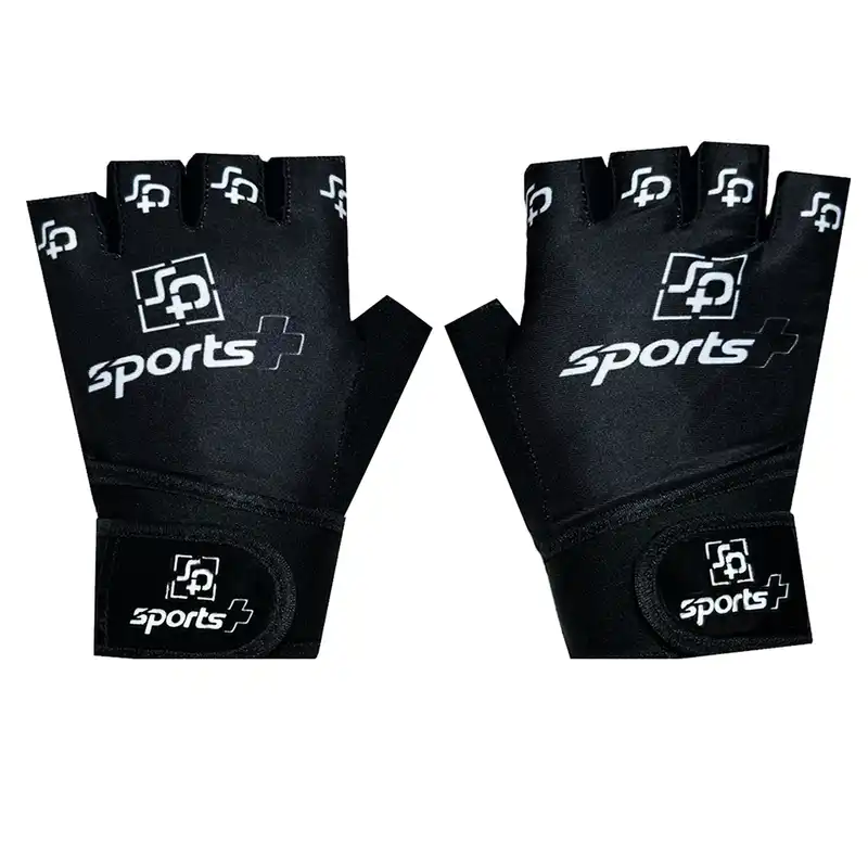 دستکش بدنسازی مدل PLUS مچ بند دار