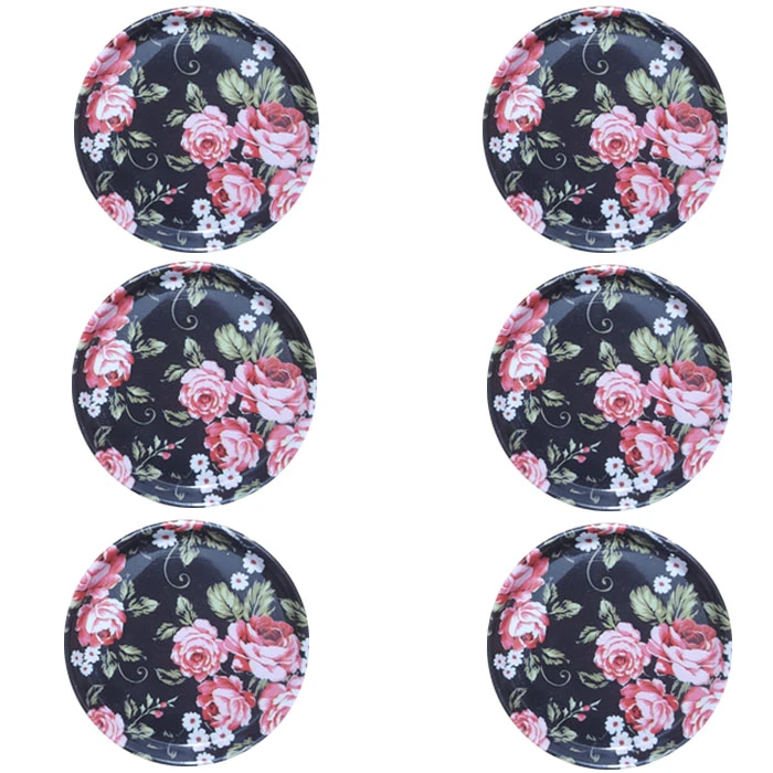 زیر لیوانی مدل Flower1 مجموعه 6 عددی