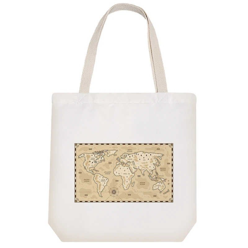 ساک خرید خندالو مدل نقشه کره زمین کد H538