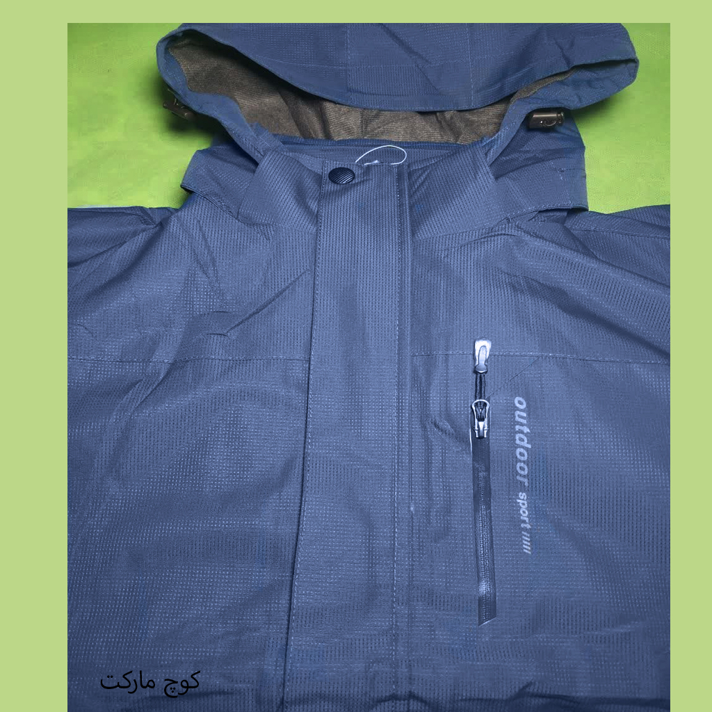 کاپشن کوهنوردی مردانه مدل دوپوش