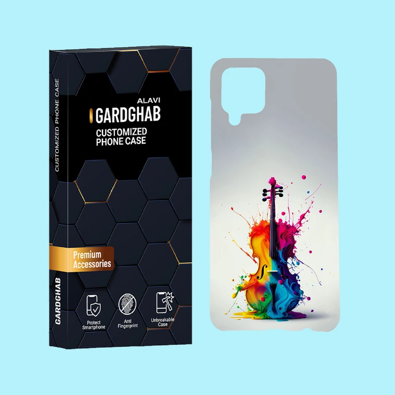 کاور گارد قاب علوی مدل ساز و موزیک مناسب برای گوشی موبایل سامسونگ Galaxy A12