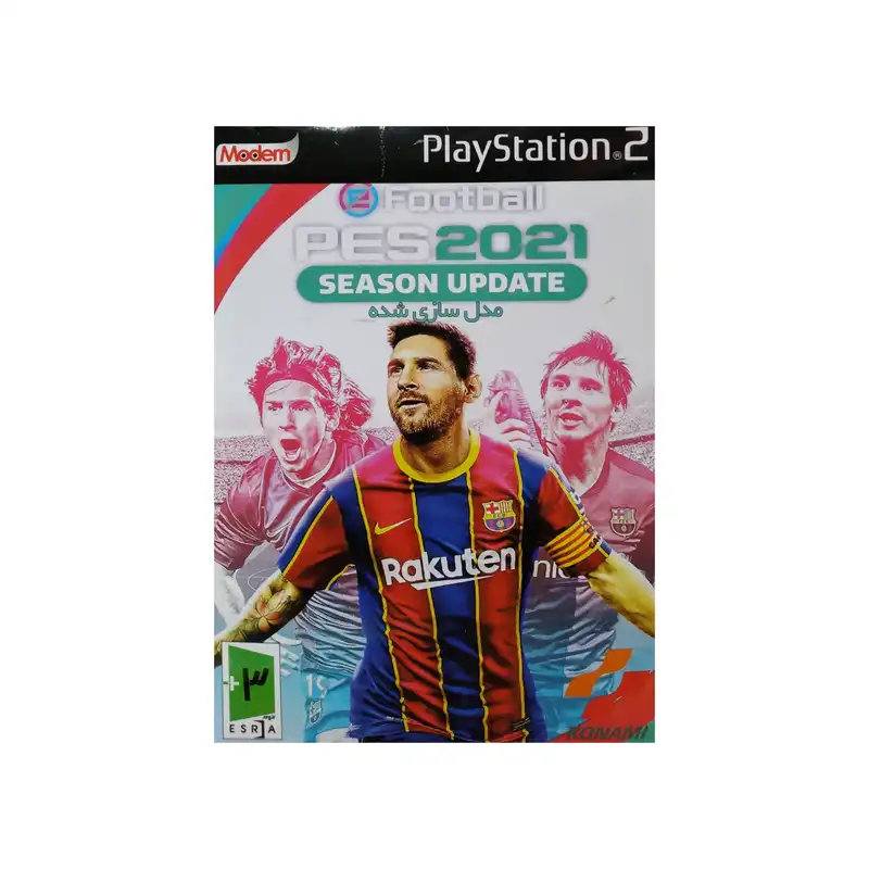 بازی PES 2021 مدل سازی شده مخصوص PS2