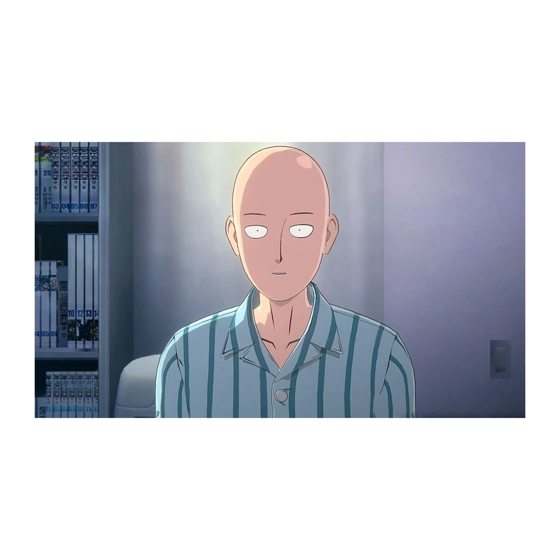 استیکر لپ تاپ و موبایل مدل انیمه طرح مرد تک مشتی سایتاما One Punch Man کد 1358