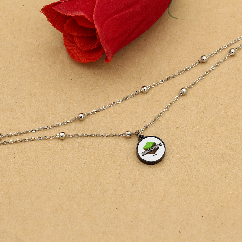 پابند زنانه ناکسیگو مدل شب تاب طرح Minecraft کد LB7386