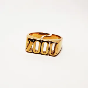 انگشتر زنانه مدل طلاروس سال میلادی 2000