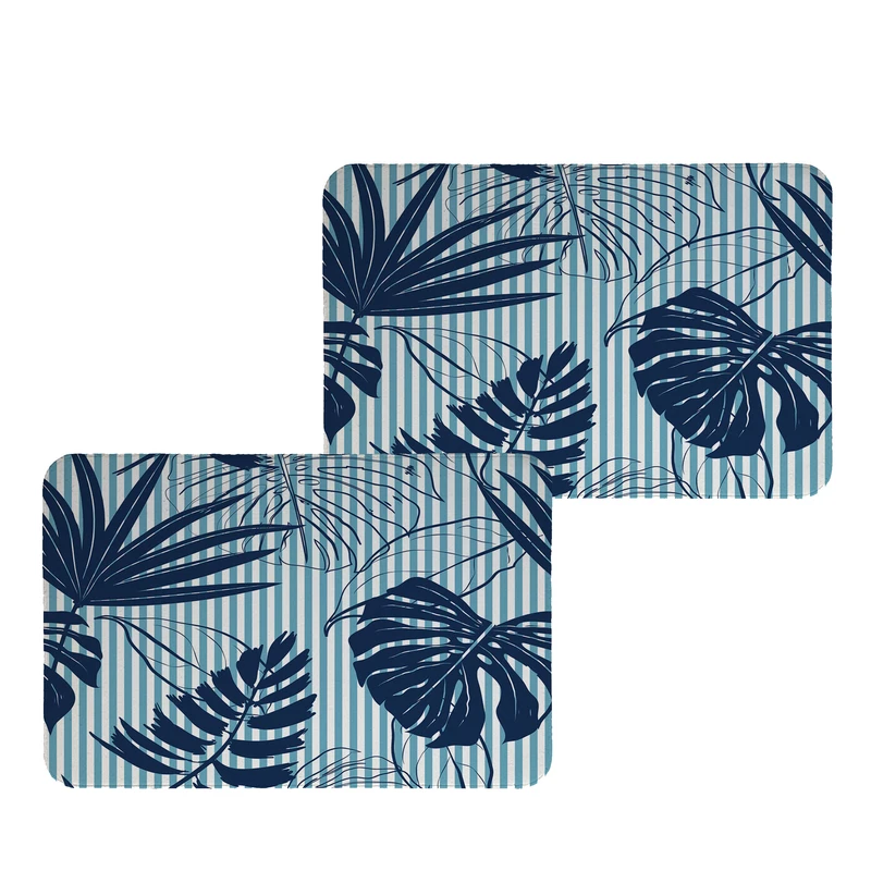 زیربشقابی طرح برگ کد 9167 بسته 2 عددی 