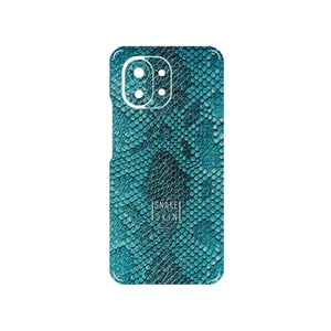 MAHOOT Blue Snake Skin Cover Sticker for Xiaomi Mi 11 5G