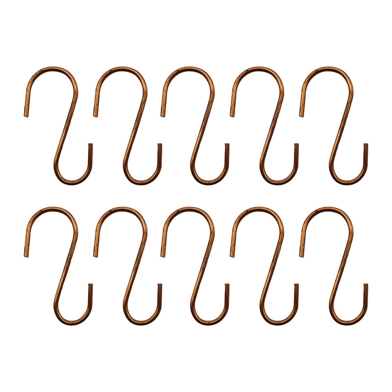 قلاب اویز مدل داگ طرح اس شکل کد YP-BARIK-11.5CM مجموعه 10 عددی
