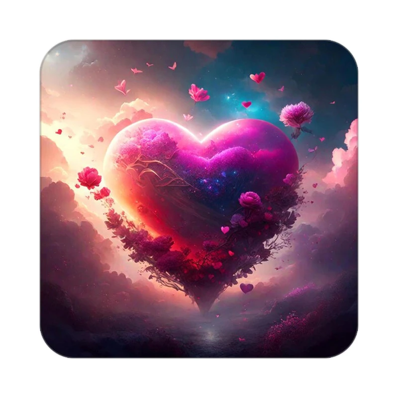 زیر لیوانی کاکتی مدل عاشقانه کد mp14032