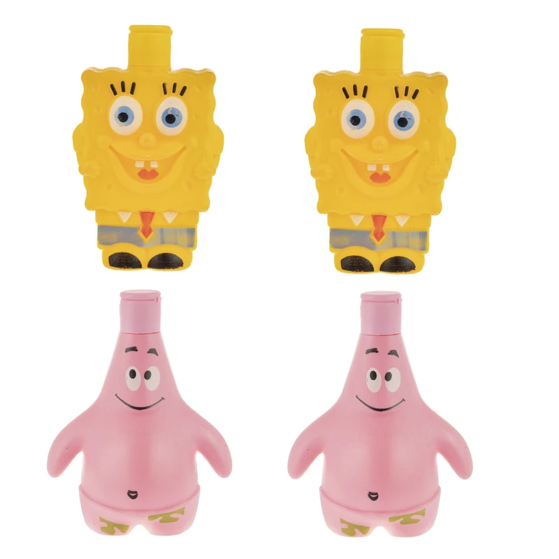 شامپو بچه ریکلین مدل پاتریک و باب اسفنجی حجم 350 میلی لیتر مجموعه 4 عددی