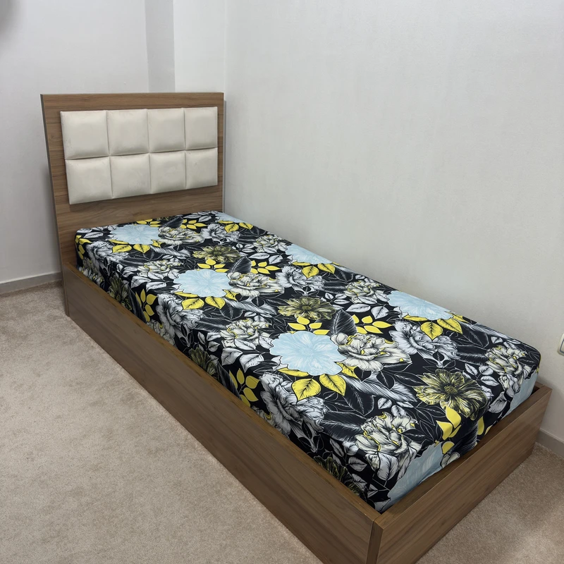 ملحفه میکرو ناتوسا مدل گلسار یک نفره سایز 240x140 سانتی‌متر