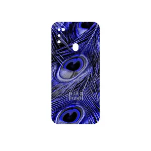 MAHOOT Purple Feather Cover Sticker for Samsung Galaxy M21 2021 Edition