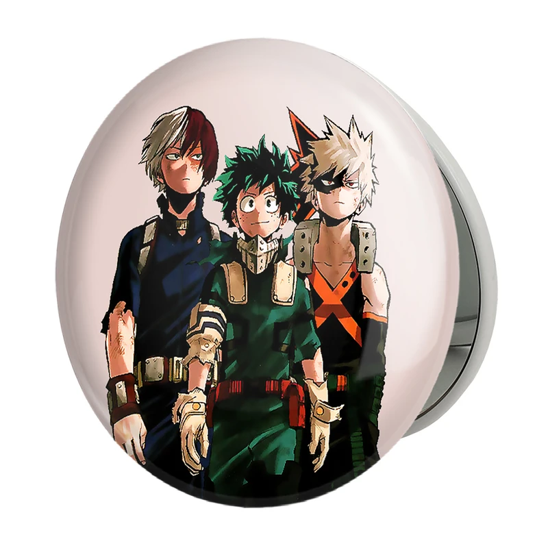 آینه جیبی خندالو طرح دکو و شوتو و باکوگو آکادمی قهرمان من My Hero Academia مدل تاشو کد 23499 