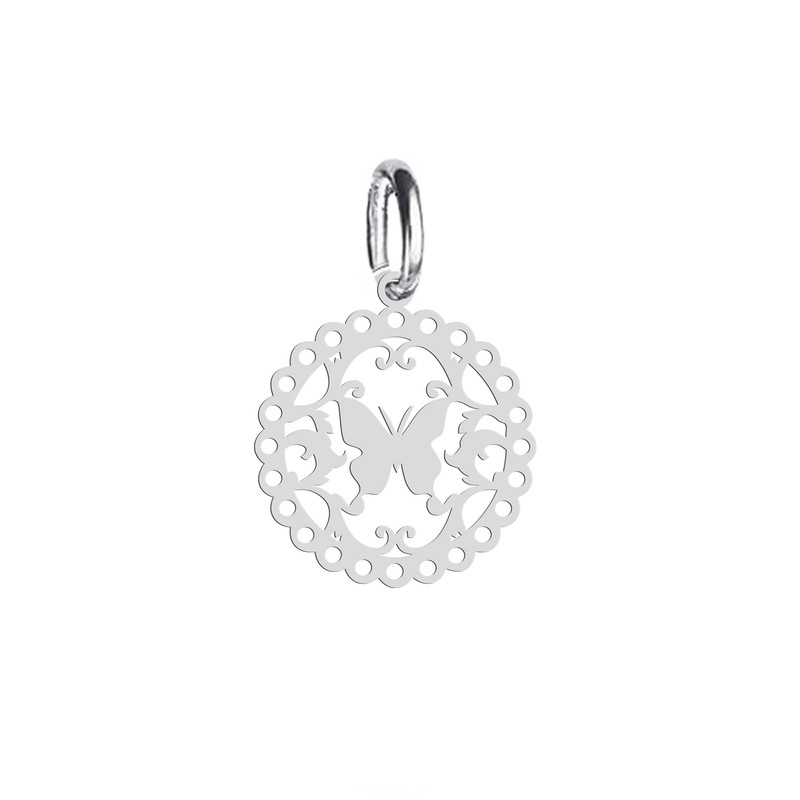 آویز گردنبند نقره هایکا طرح پروانه مدل n.ha 736 آویز گردنبند نقره هایکا طرح پروانه مدل n.ha 736