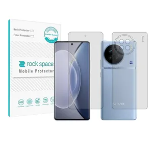 Rock space HyGEL model hydrogel screen protector suitable for Vivo X90 mobile phone with phone back protector