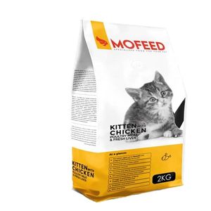 نقد و بررسی غذای خشک بچه گربه مفید مدل Kitten Chiken وزن 2000 گرم توسط خریداران