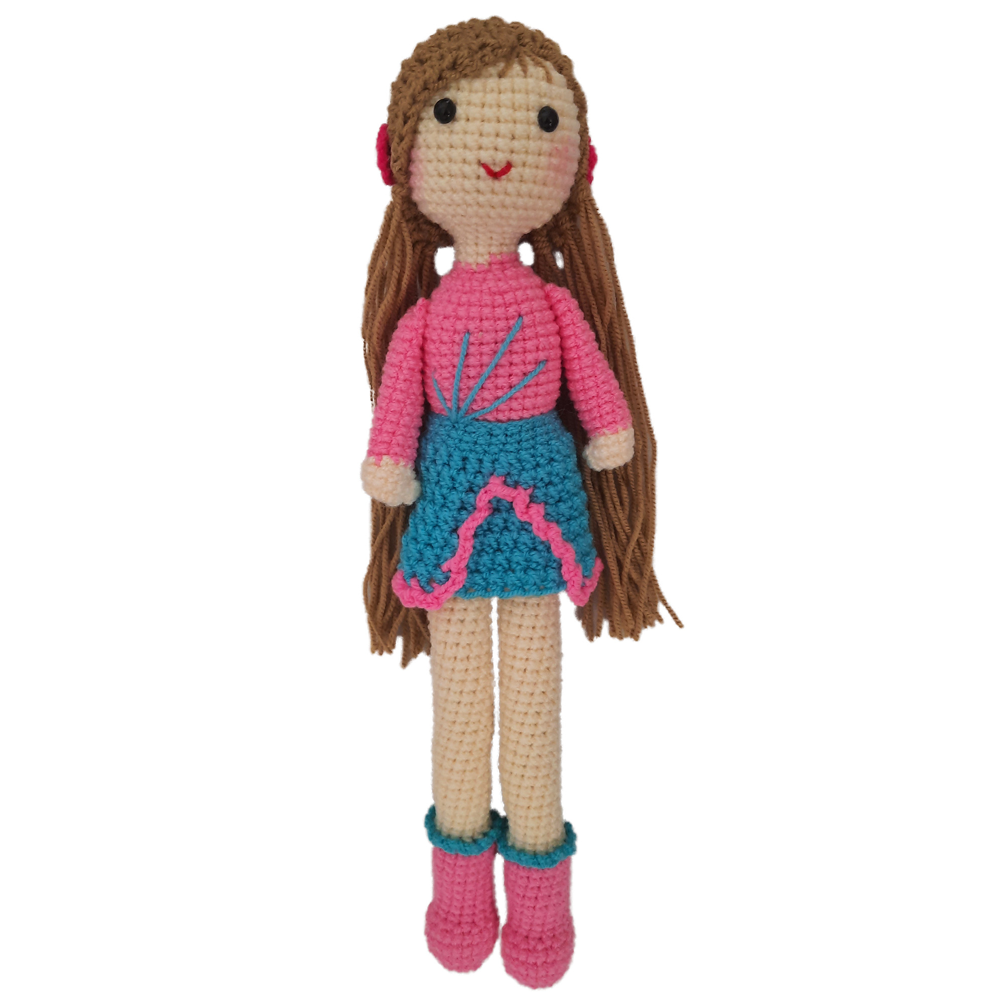 عروسک بافتنی مدل دختر کد 020