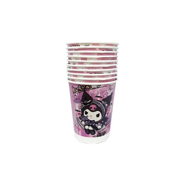 لیوان یکبار مصرف مدل کرومی کد KuromiCup1 مجموعه 10 عددی