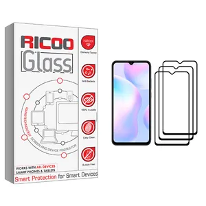 ricoo +HD Screen Protector For Xiaomi Redmi 9A Pack Of 3