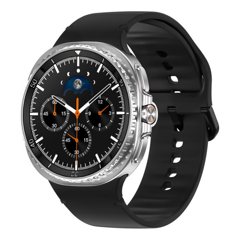ساعت هوشمند 46 میلی متر وونک مدل Galaxy Watch 8 PLUS با بند سیلیکونی