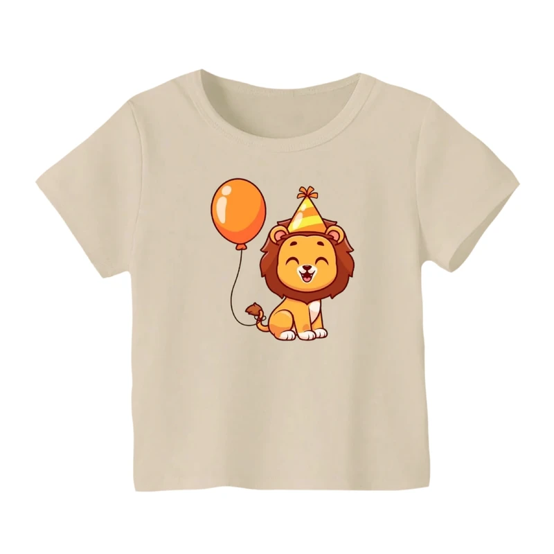 تی شرت آستین کوتاه بچگانه مدل شیر کد ۹