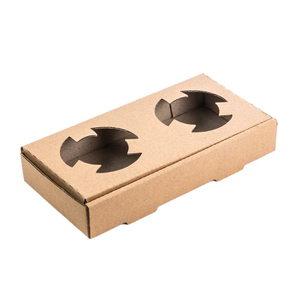 جعبه بسته بندی طرح جا لیوانی مدل A2 بسته 25 عددی