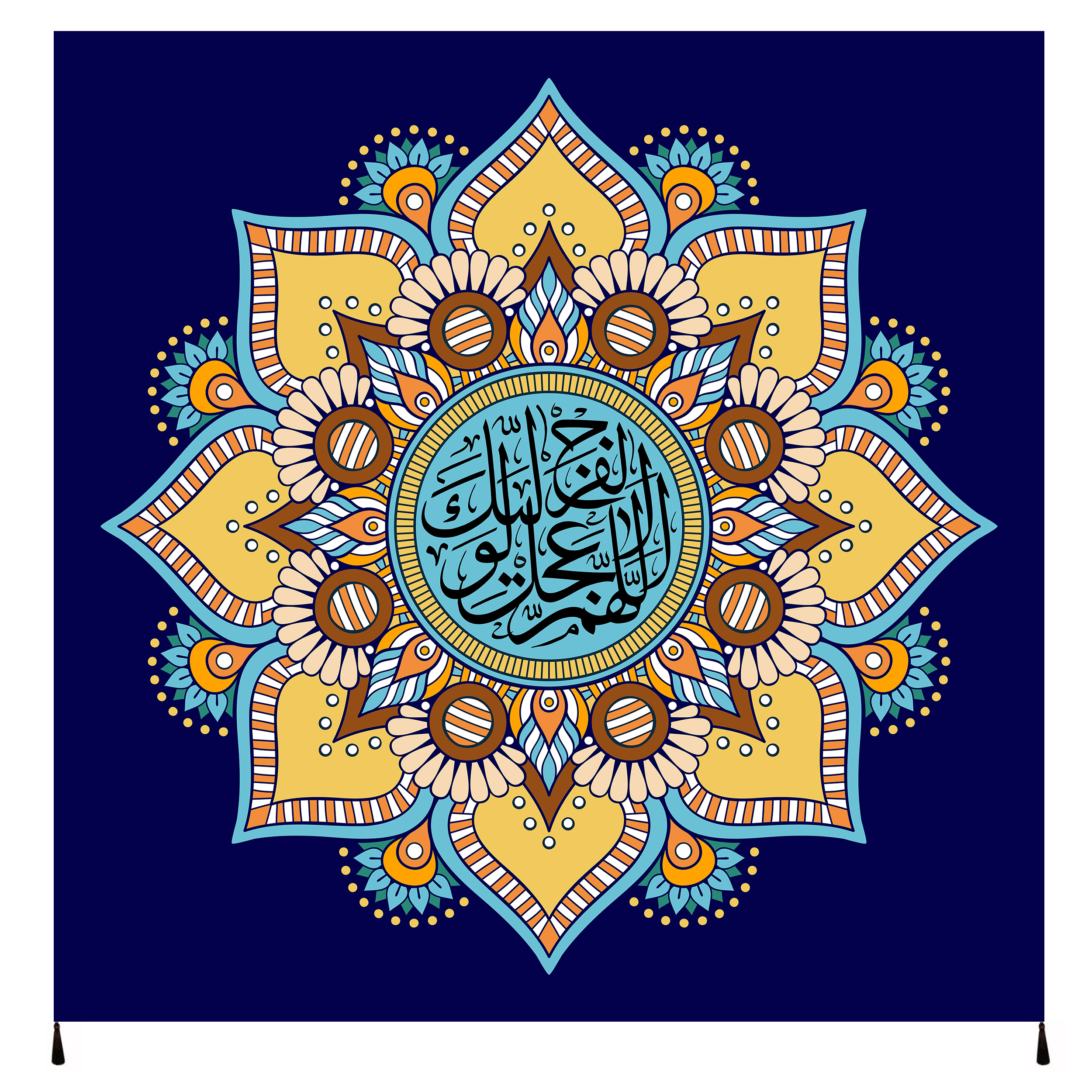 پرچم مدل اللهم عجل لولیک الفرج امام زمان عج کد 43