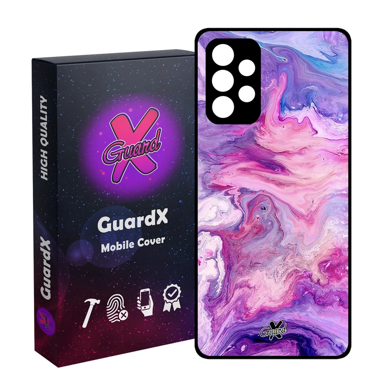 کاور گارد ایکس طرح ماربل مدل Glass10303 مناسب برای گوشی موبایل سامسونگ Galaxy A32 4G