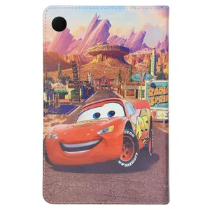 کیف کلاسوری طرح پسرانه ماشین کد TB383 مناسب برای تبلت سامسونگ Galaxy Tab A9 / X115