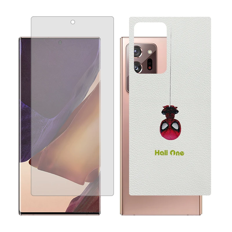 محافظ صفحه نمایش مات گلس مدل together مناسب برای گوشی موبایل سامسونگ Galaxy Note20 Ultra 5G به همراه برچسب پوششی پشت گوشی