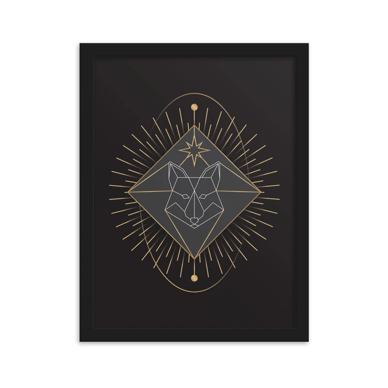   تابلو دکوراتیو مدل اشکال ژئومتریک فضایی کد 2684