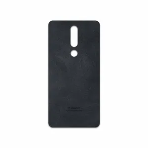 MAHOOT Graphite Buffalo Leather Cover Sticker for Nokia 3.1 Plus