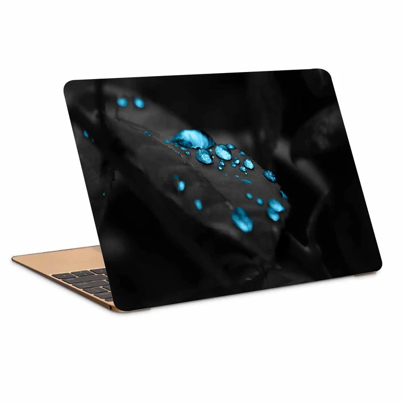 استیکر لپ تاپ طرح drops leaf brushesکد N-164مناسب برای لپ تاپ 15.6 اینچ