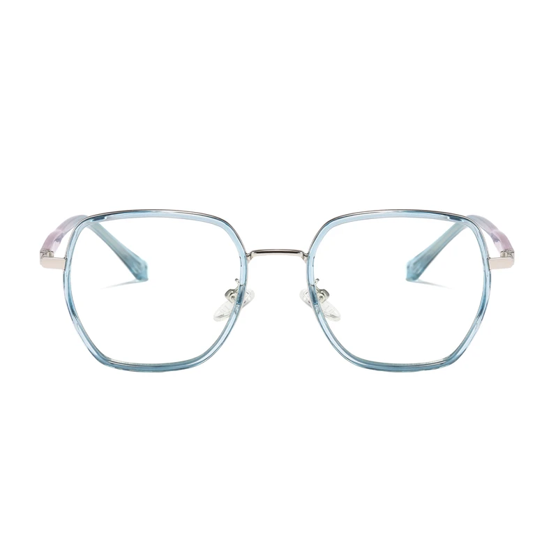 فریم عینک طبی چند ضلعی مدل TJ802C120P81 مناسب برای صورت گرد و بیضی