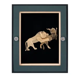 تابلو طلاکوب دانژه طرح نبرد باستانی سری درین