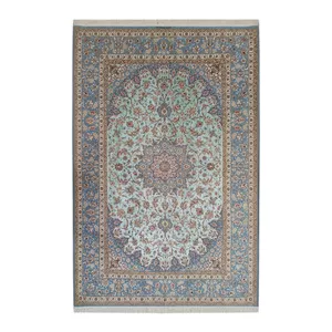 فرش دستبافت هفت متری اصفهان حاج باقری کد 1750
