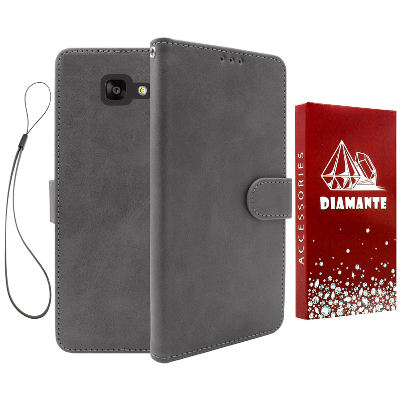 کیف کلاسوری دیامانته مدل Chanta Rd مناسب برای گوشی موبایل سامسونگ Galaxy A750 / A7 2018 به همراه بندآویز