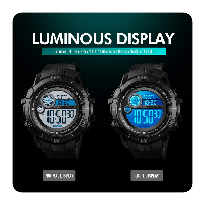 ساعت مچی دیجیتال مردانه اسکمی مدل 1523 BK