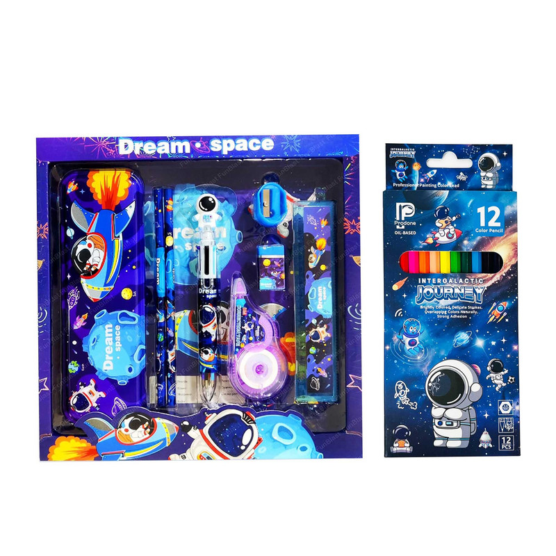 بسته لوازم تحریر مدل فضانورد کد 81 مجموعه 20 عددی