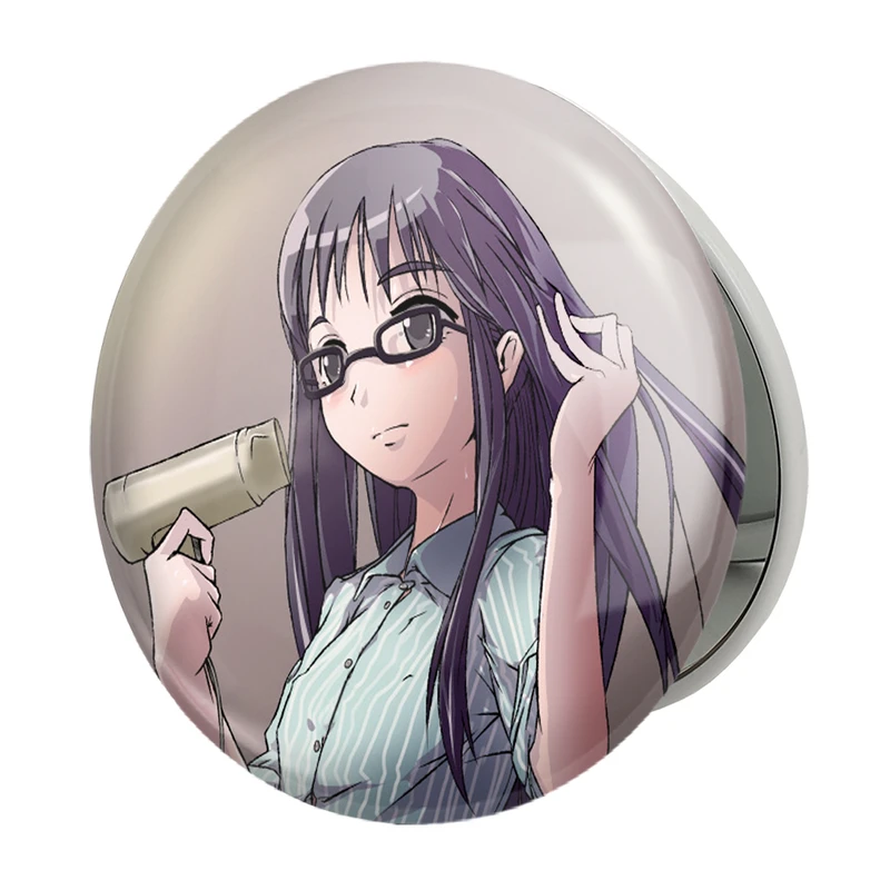 آینه جیبی خندالو طرح نیناموری انیمه فولی کولی Fooly Cooly مدل تاشو کد 23573 