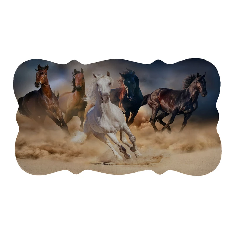 پادری مدل دالبر طرح اسب کد 6196 سایز 110×60 سانتی متر