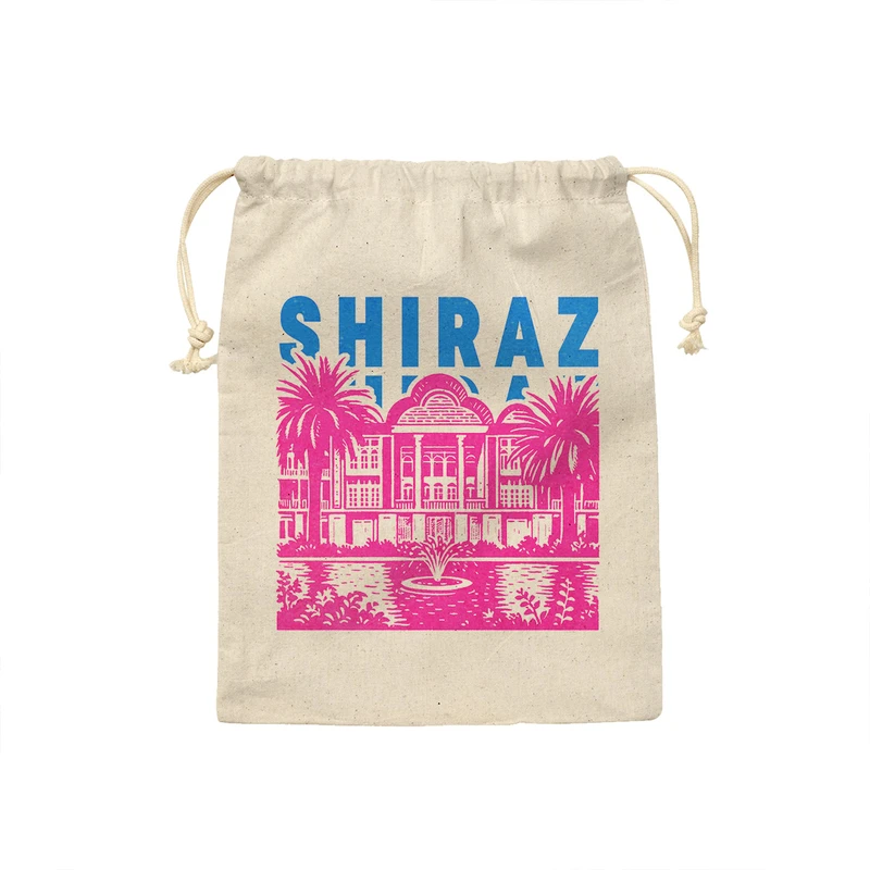 کیسه نان و سبزی ترمه طراحان ایده مدل نماد باغ ارم شیراز کد map0016 - M سایز 23x33 سانتی متر